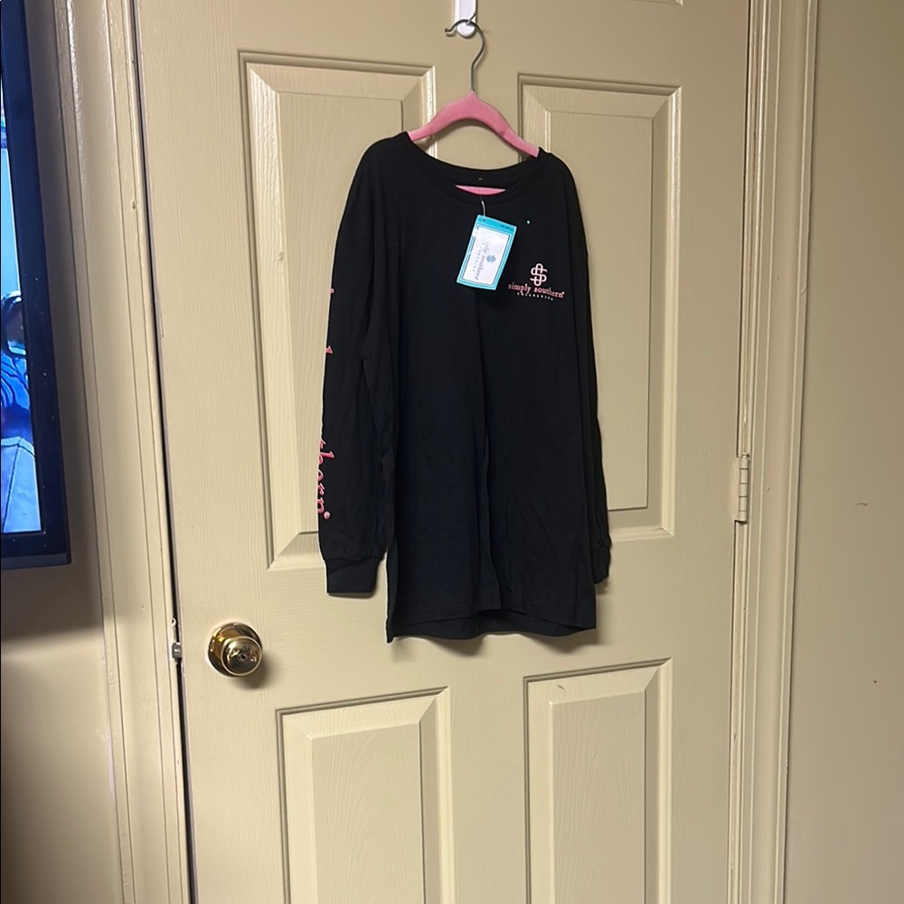 Black Long Sleeve Graphic Tee